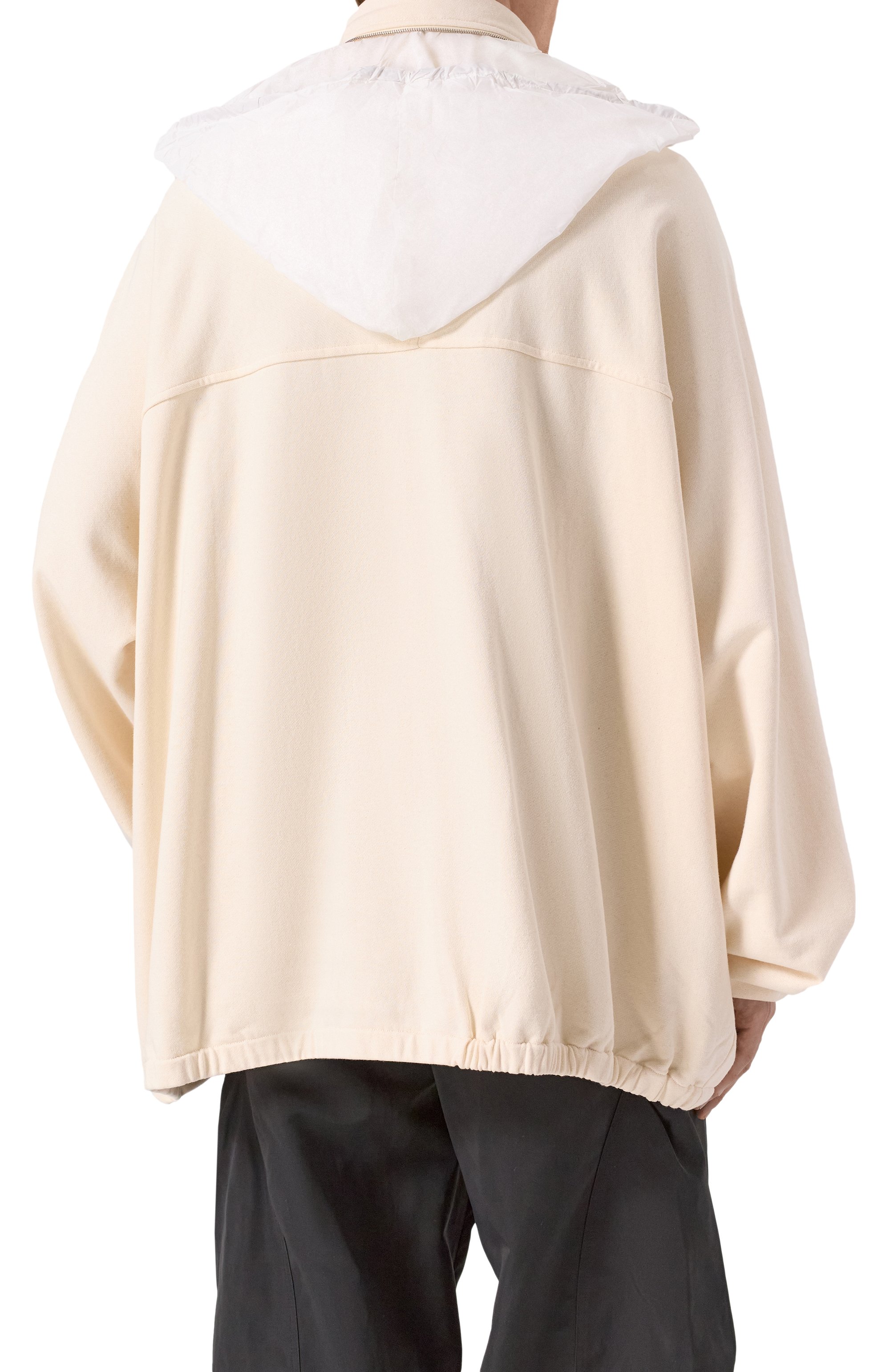 Хлопковая толстовка rick owens x champion jumbo windbreaker RICK OWENS, арт. CM01D0467/CHFE, фото 6