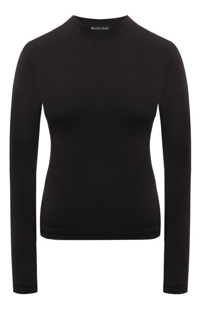 Водолазка из вискозы WHO_AM, арт. FTSH1-O229-BLK, фото 1