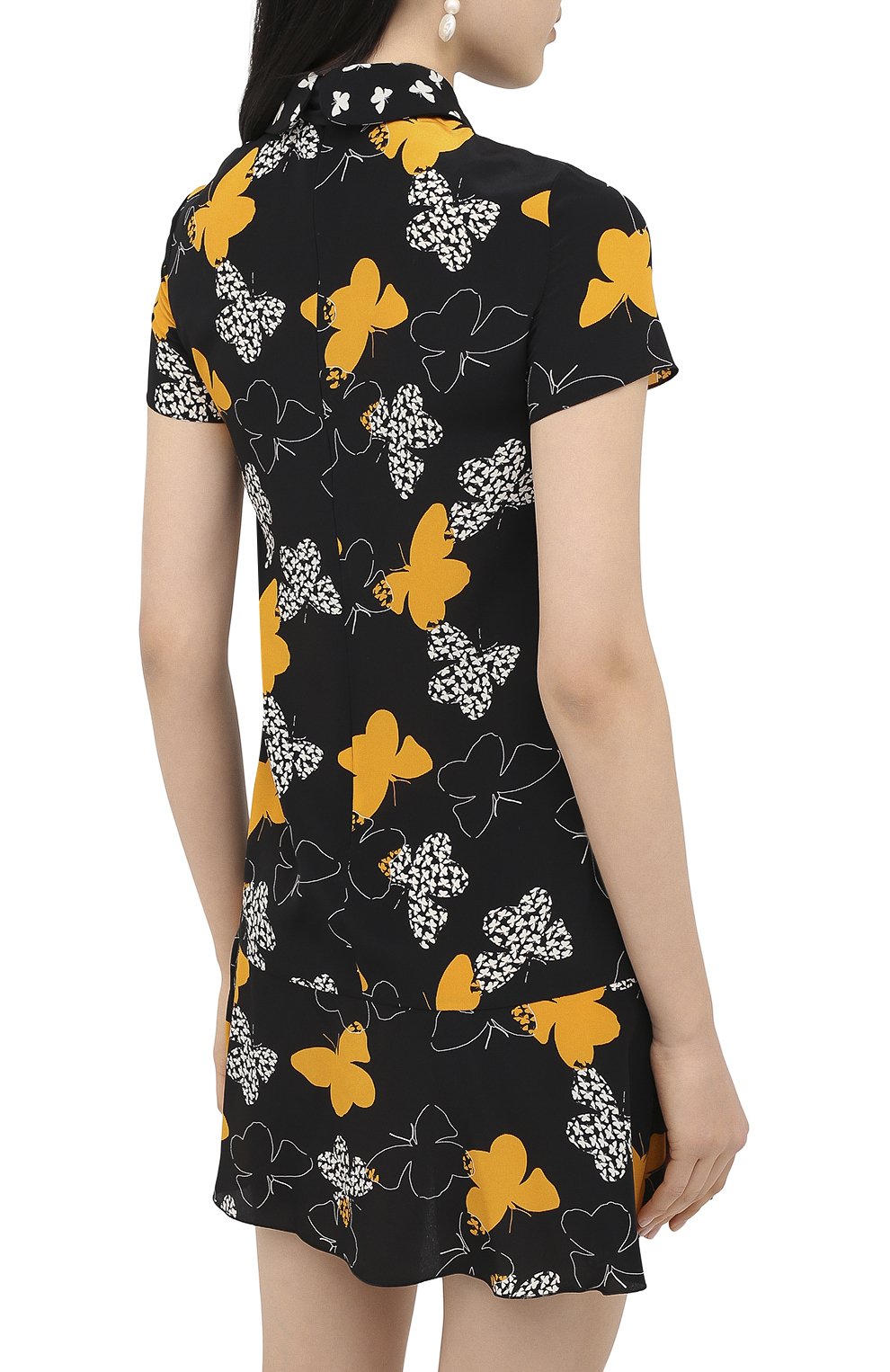 Шелковое платье REDVALENTINO разноцветного цвета по цене 79450 руб., арт. UR0VAF05/5EF, фото 4 Шелковое платье REDVALENTINO, арт. UR0VAF05/5EF, фото 4