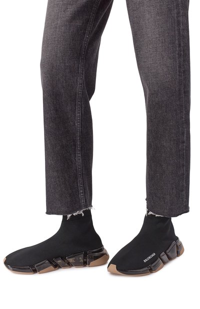 Текстильные кроссовки speed 2.0 BALENCIAGA черного цвета по цене 166500 руб., арт. 617196/W2DC4, фото 2 Текстильные кроссовки speed 2.0 BALENCIAGA, арт. 617196/W2DC4, фото 2