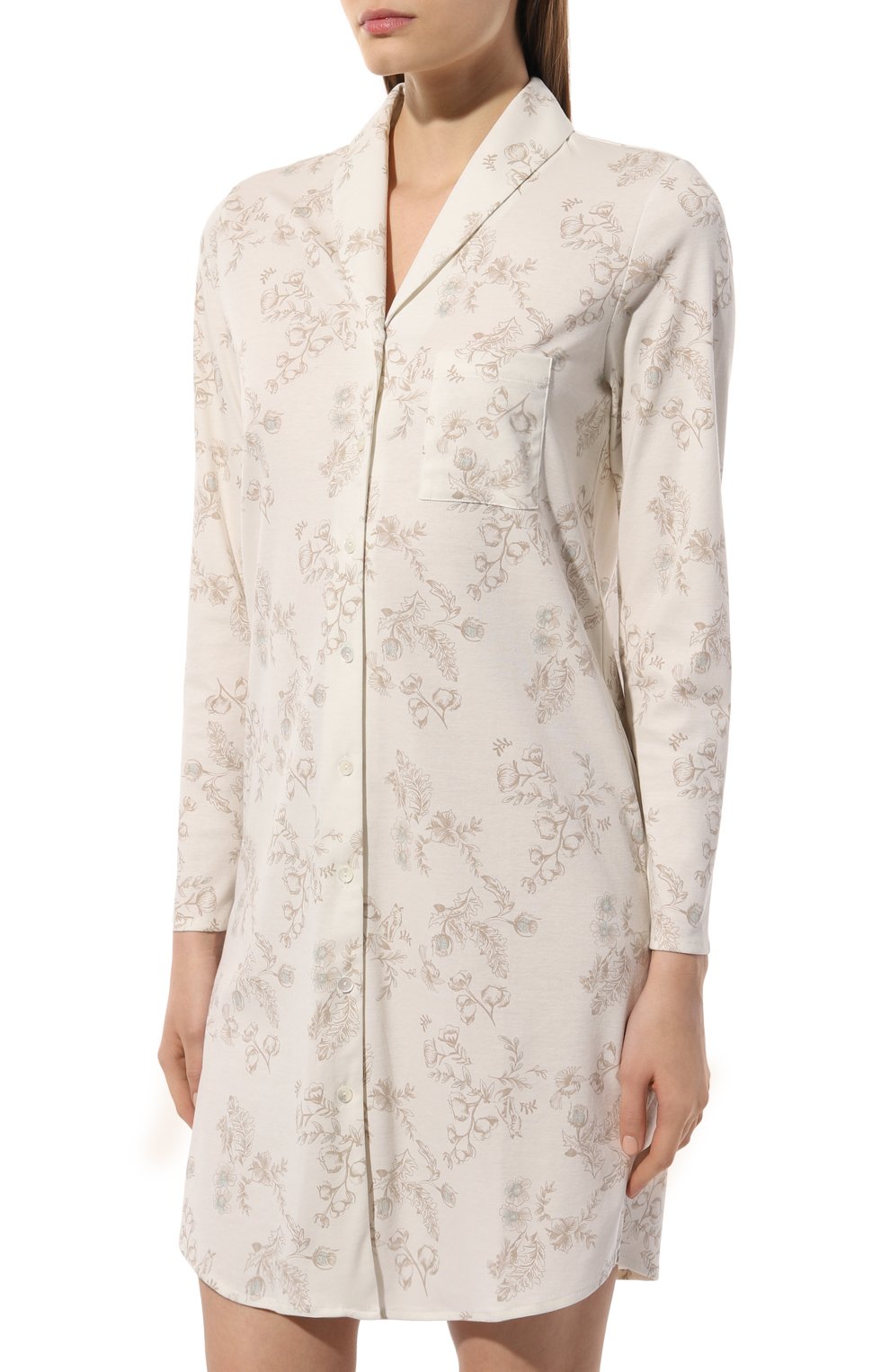 Хлопковая рубашка HANRO, арт. 074970, фото 3