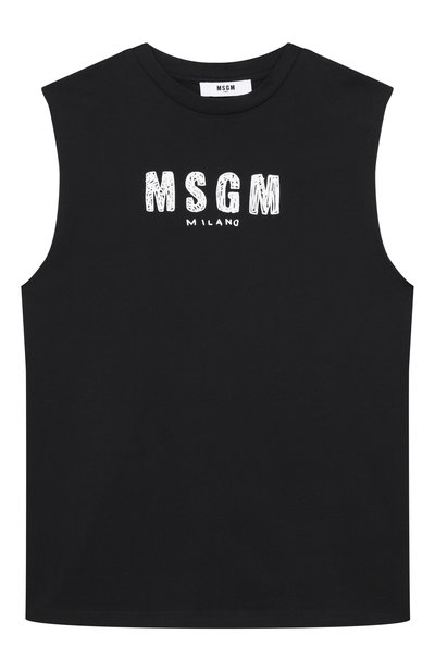 Хлопковая майка MSGM KIDS, арт. S6MSJUTH069