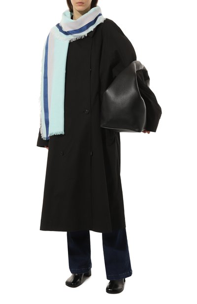 Шарф из шелка и хлопка GIORGIO ARMANI, арт. 795297/3R709, фото 2