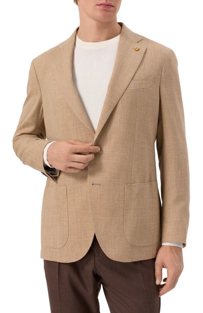 Пиджак из шерсти и шелка SARTORIA LATORRE, арт. EF74/UH0384, фото 5