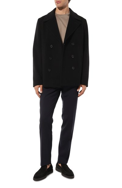 Замшевые лоферы SANTONI, арт. MGDG17824SM0BSJ1, фото 2