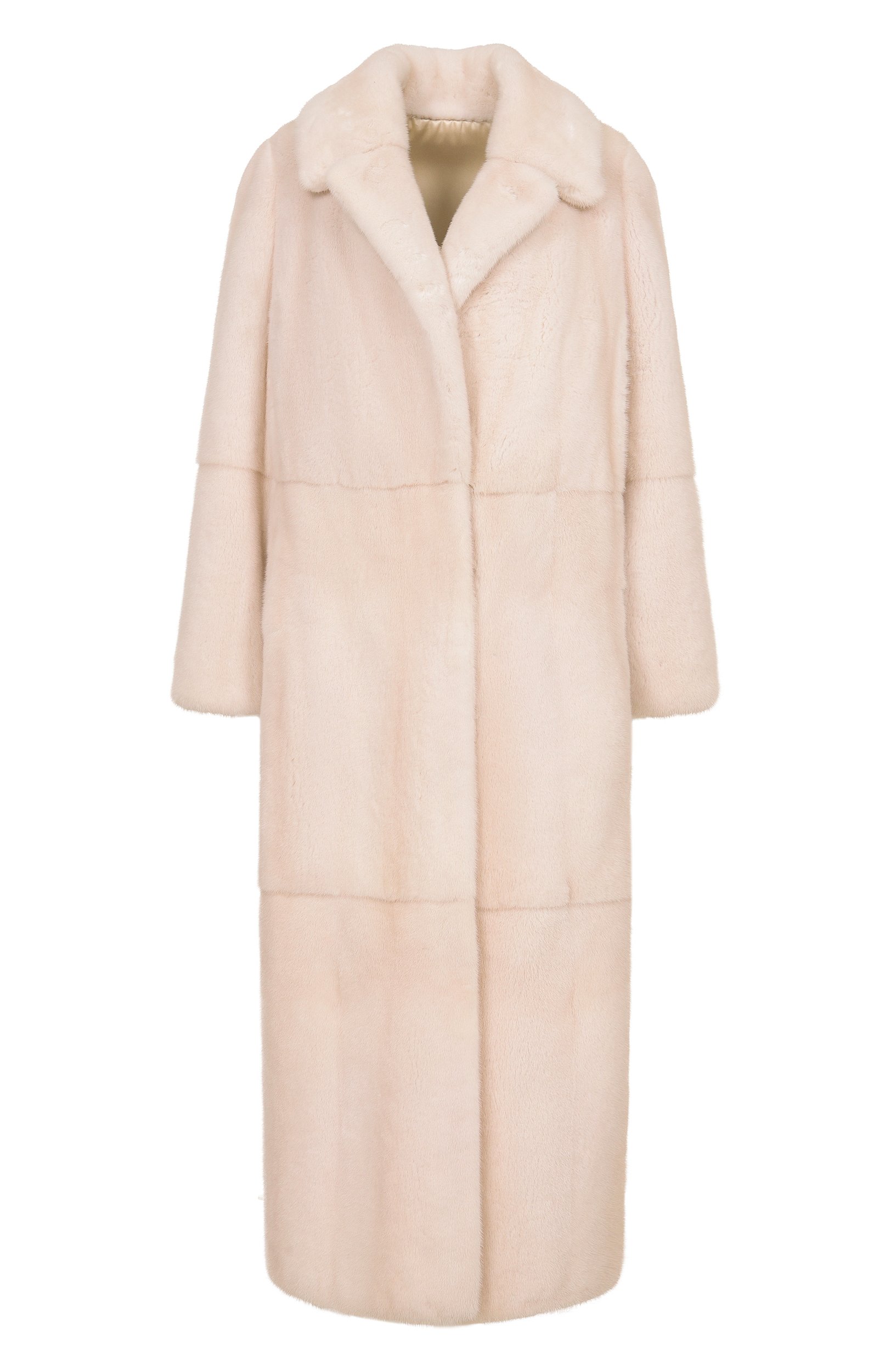 Шуба из норки MVST кремового цвета по цене 2495000 руб., арт. M011/MINK PEARL, фото 1 Шуба из норки MVST, арт. M011/MINK PEARL, фото 1