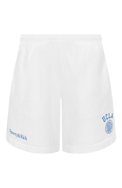 Хлопковые шорты sporty &amp; rich x ucla SPORTY AND RICH, арт. SH039615639WH01