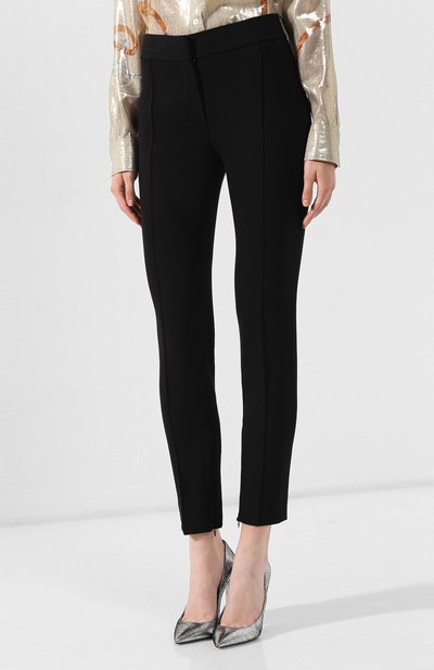 Шерстяные брюки TOM FORD черного цвета по цене 113500 руб., арт. PAW273-FAX431, фото 3 Шерстяные брюки TOM FORD, арт. PAW273-FAX431, фото 3