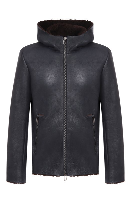 Дубленка из овчины Daniele Basta DB1049S61S59GRP Синий DB1049S61S59GRP