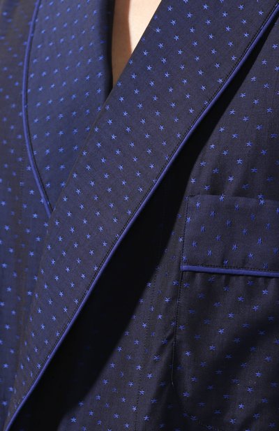 Хлопковый халат ROBERTO RICETTI, арт. VESTAGLIA R0BE/KING JACQUARD2538-604D, фото 5