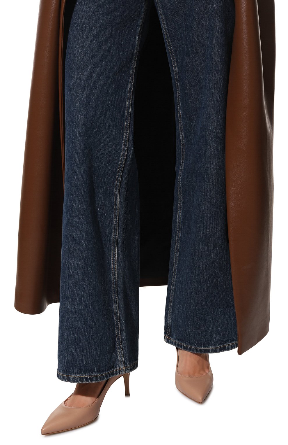 Кожаные туфли gianvito 70 GIANVITO ROSSI, арт. G26770.70RIC.VITPEAH, фото 3