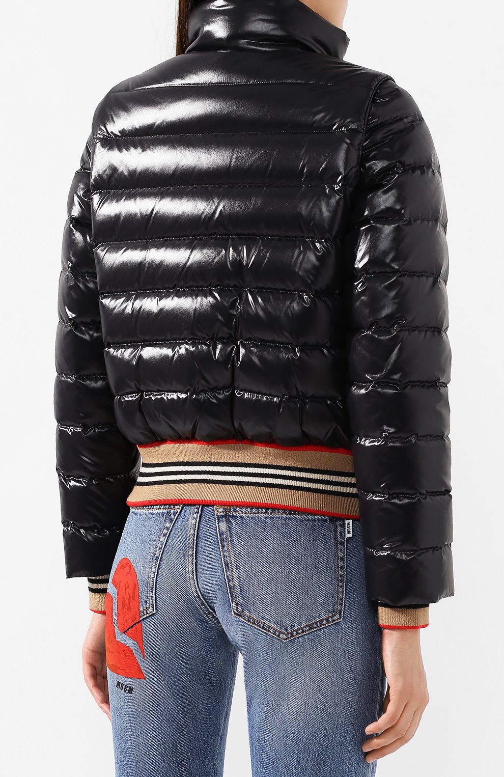 Пуховик hessle BURBERRY черного цвета по цене 126000 руб., арт. 8017290, фото 4 Пуховик hessle BURBERRY, арт. 8017290, фото 4