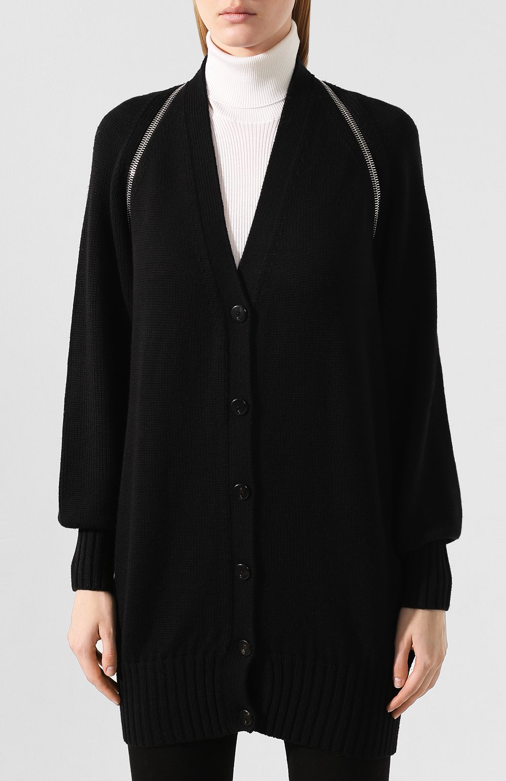 Шерстяной кардиган ALEXANDER WANG черного цвета по цене 56500 руб., арт. 1KC2193137, фото 3 Шерстяной кардиган ALEXANDER WANG, арт. 1KC2193137, фото 3