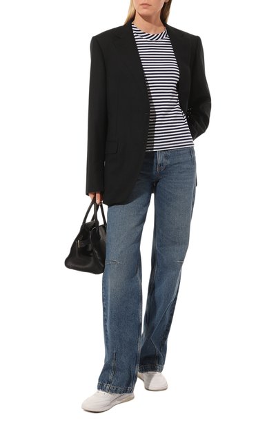 Футболка из хлопка и шелка KITON, арт. D53450K0983B, фото 2