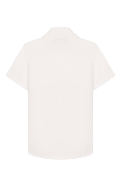 Хлопковая блузка ELIE SAAB JUNIOR молочного цвета по цене 35550 руб., арт. EFCA031/TS0724, фото 2 Хлопковая блузка ELIE SAAB JUNIOR, арт. EFCA031/TS0724, фото 2