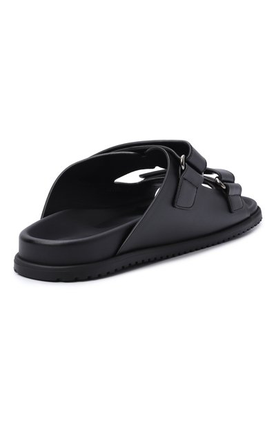 Кожаные шлепанцы dg casual DOLCE & GABBANA, арт. A80522/A9Q67, фото 4
