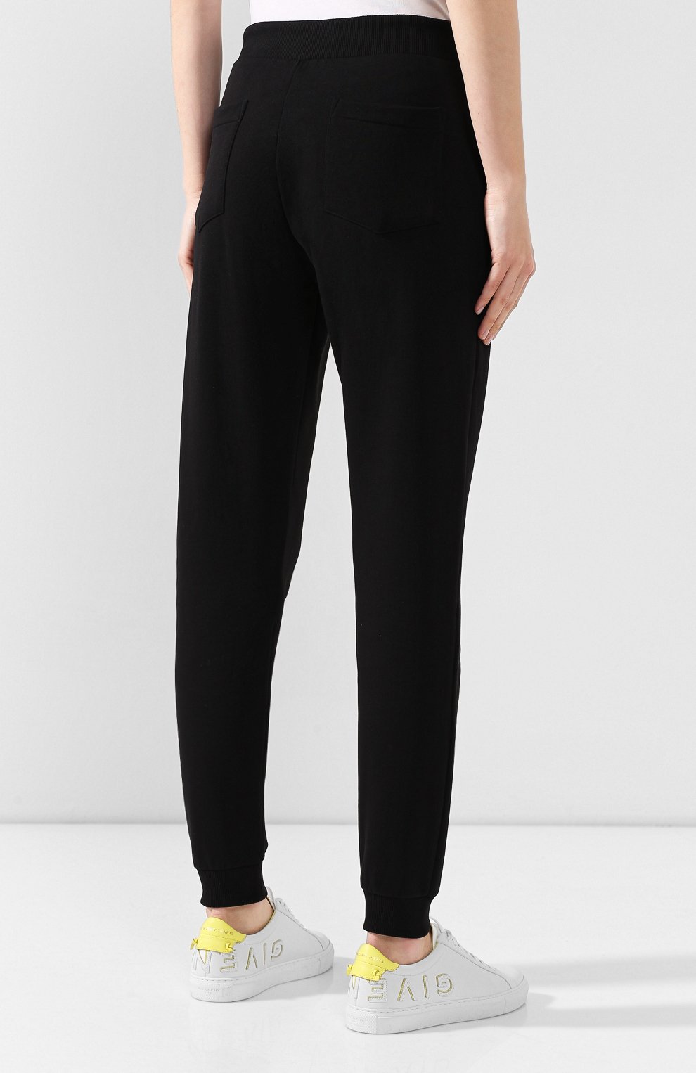 Хлопковые джоггеры KENZO черного цвета по цене 22350 руб., арт. F962PA721962, фото 4 Хлопковые джоггеры KENZO, арт. F962PA721962, фото 4