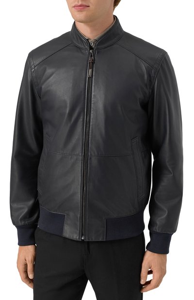 Кожаный бомбер WINDSOR, арт. B0RELL03-L/1300145, фото 3