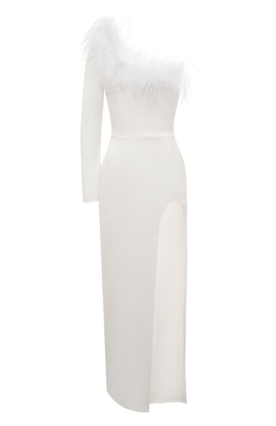Платье с отделкой перьями ALINE, арт. AL22FW150605, фото 1