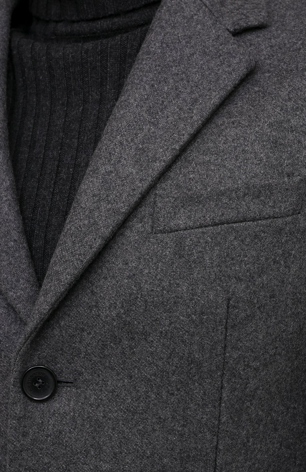 Шерстяное пальто DSQUARED2 серого цвета по цене 124500 руб., арт. S74AA0225/S53103, фото 6 Шерстяное пальто DSQUARED2, арт. S74AA0225/S53103, фото 6