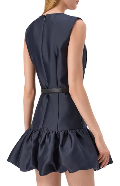 Атласное платье SELF-PORTRAIT, арт. PF25017SBL, фото 4