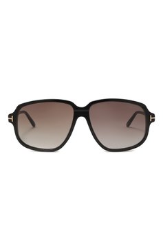 Женск�ие солнцезащитные очки TOM FORD черного цвета, арт. TF1024 01B | Фото 4 (Кросс-КТ: С/з-унисекс; Региональные ограничения белый список (Axapta Mercury): Не проставлено; Нос: Не проставлено; Материал: Пластик; Тип очков: С/з; Очки форма: Авиаторы; Оптика Гендер: оптика-унисекс)