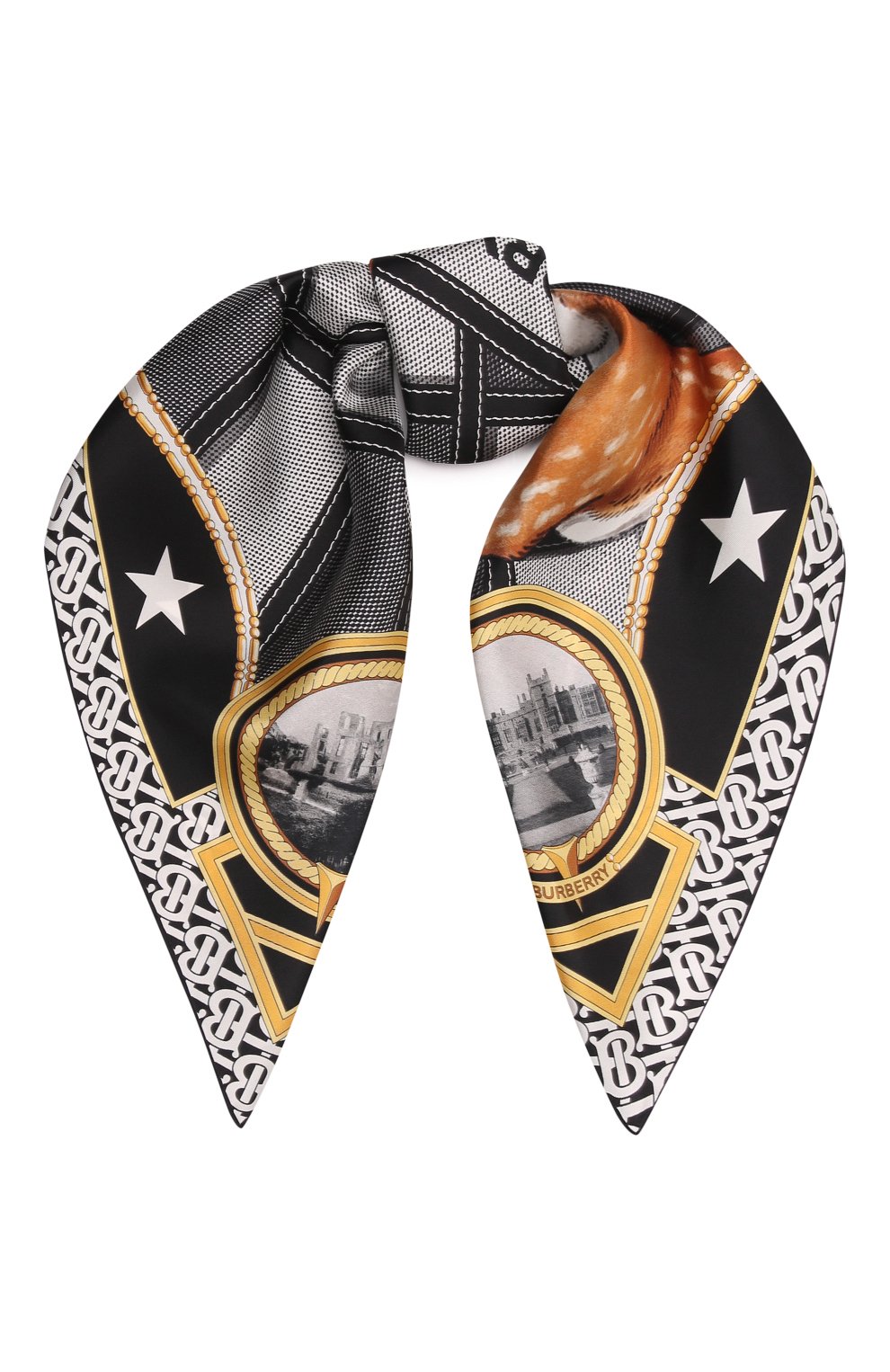 Шелковый платок BURBERRY, арт. 8045220, фото 1