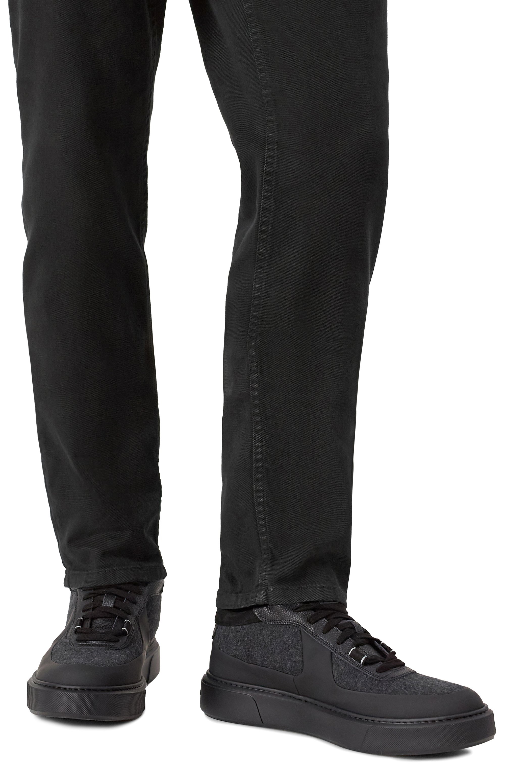 Комбинированные кеды CAMERLENGO черного цвета по цене 55500 руб., арт. 16880/ATLANTA LANA, фото 3 Комбинированные кеды CAMERLENGO, арт. 16880/ATLANTA LANA, фото 3