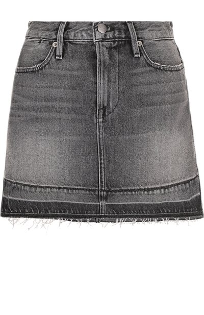 Джинсовая мини-юбка с потертостями FRAME DENIM, арт. RRSKRWR145, фото 1