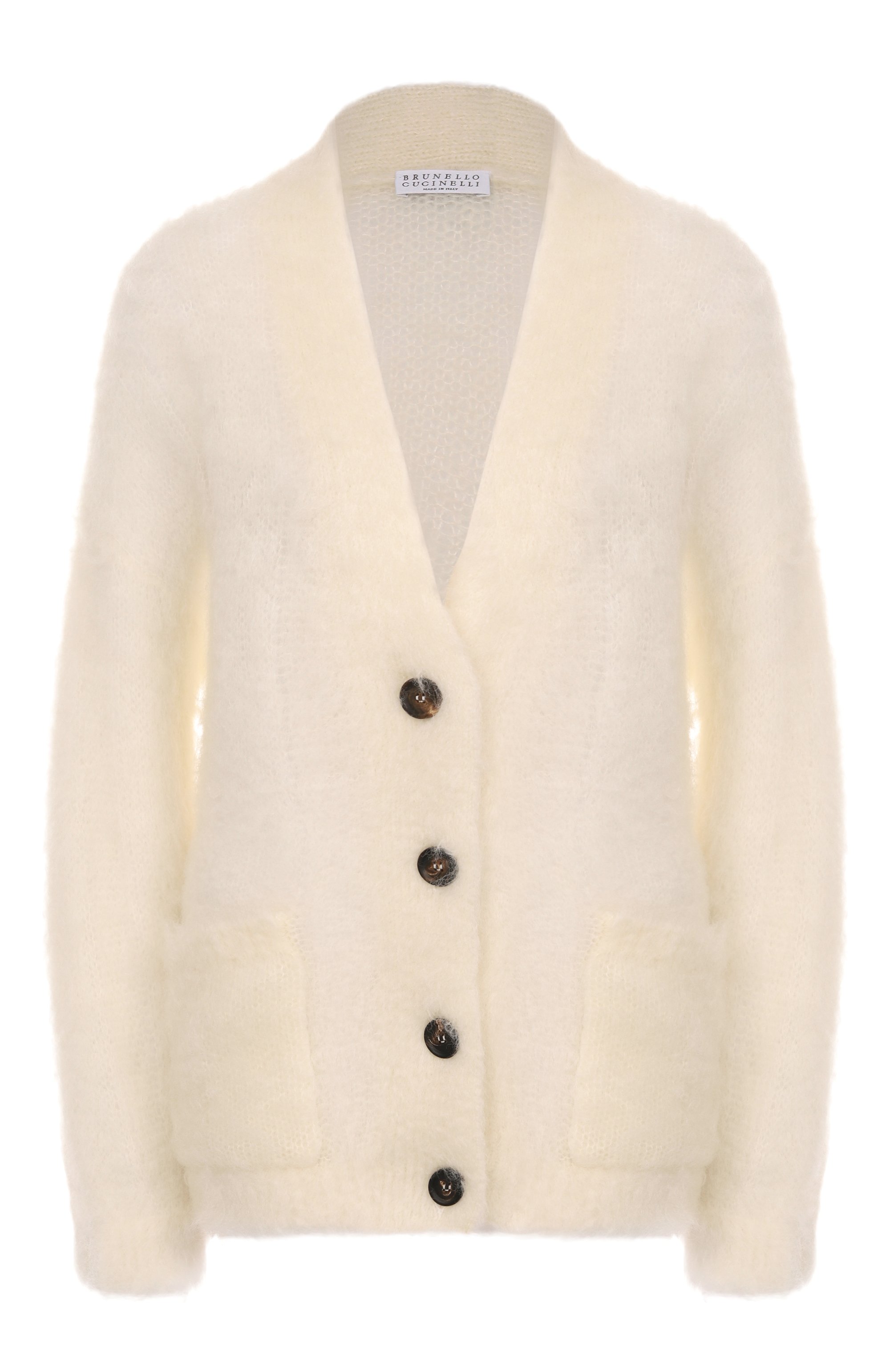 Кардиган из шерсти и  шелка BRUNELLO CUCINELLI, арт. MLD346106, фото 1