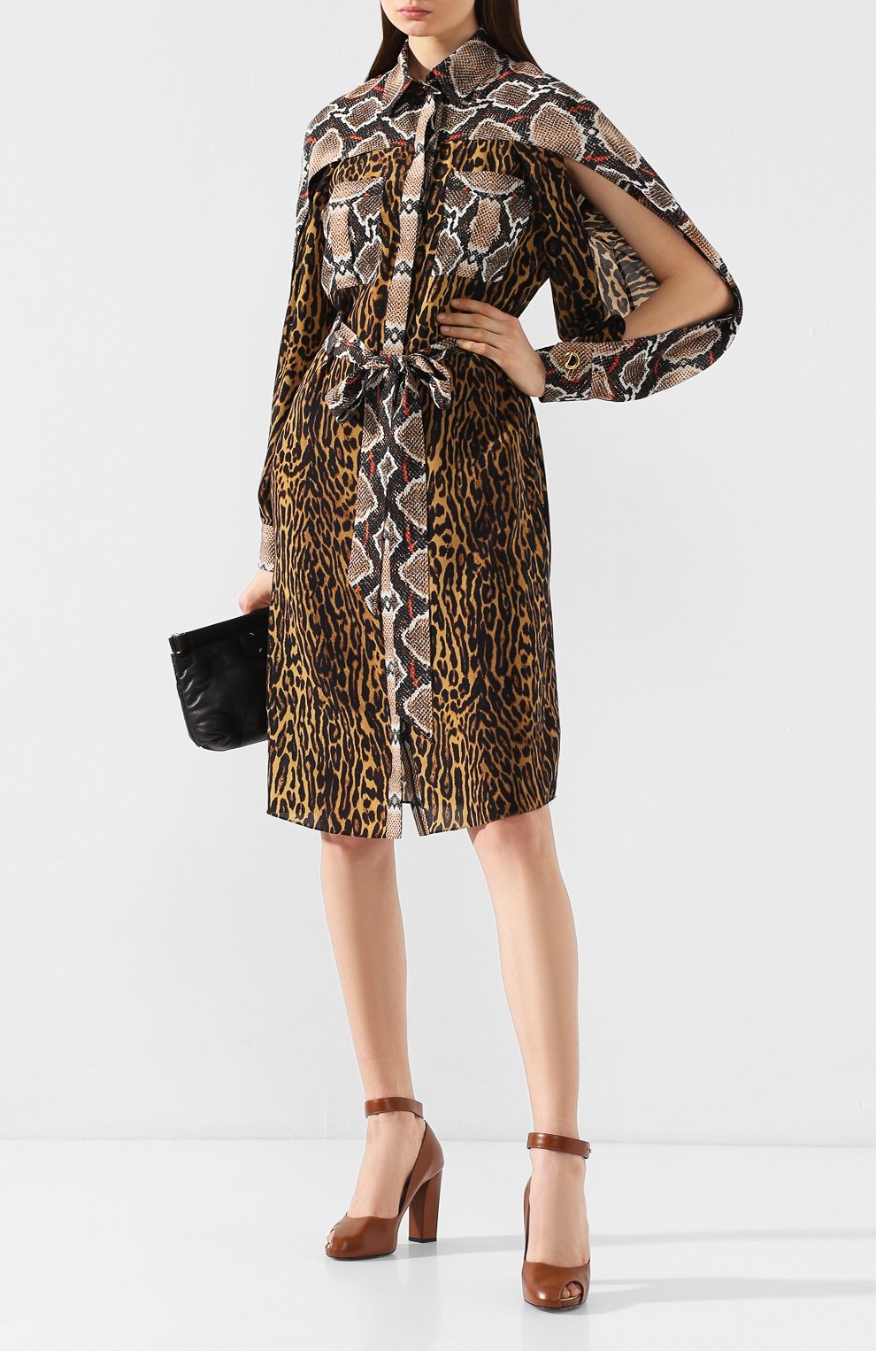 Шелковое платье BURBERRY, арт. 8023882, фото 2