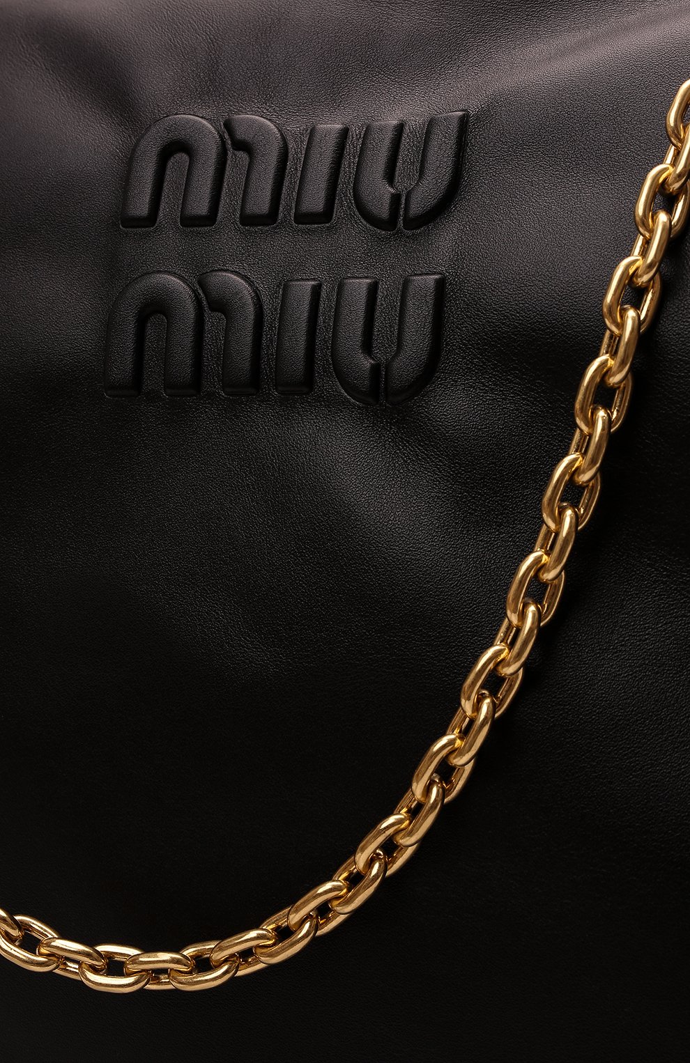 Сумка MIU MIU черного цвета по цене 220000 руб., арт. 5BC114-2DDJ-F0002-OOO, фото 3 Сумка MIU MIU, арт. 5BC114-2DDJ-F0002-OOO, фото 3