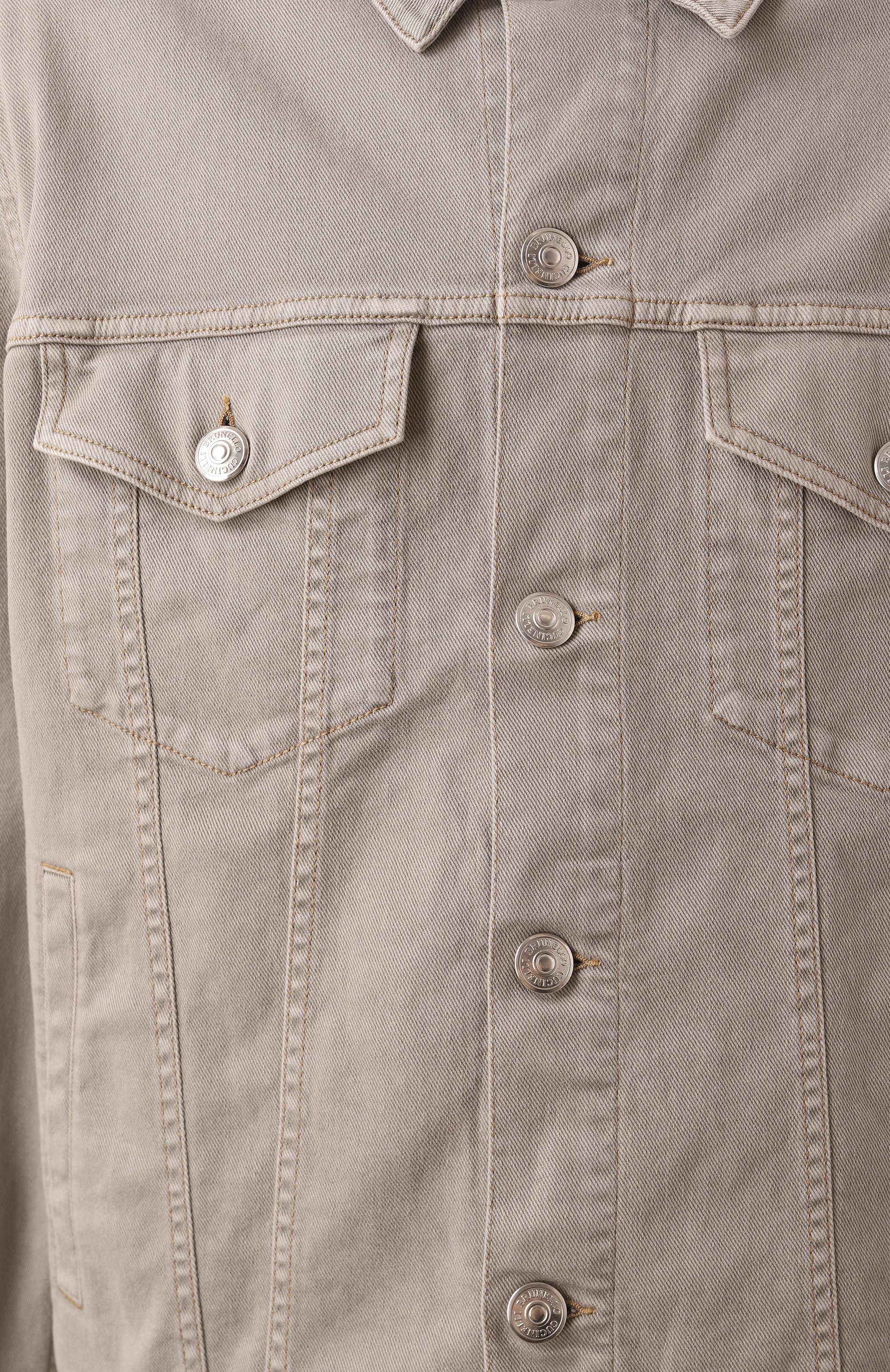 Джинсовая куртка BRUNELLO CUCINELLI, арт. M277P6910, фото 6