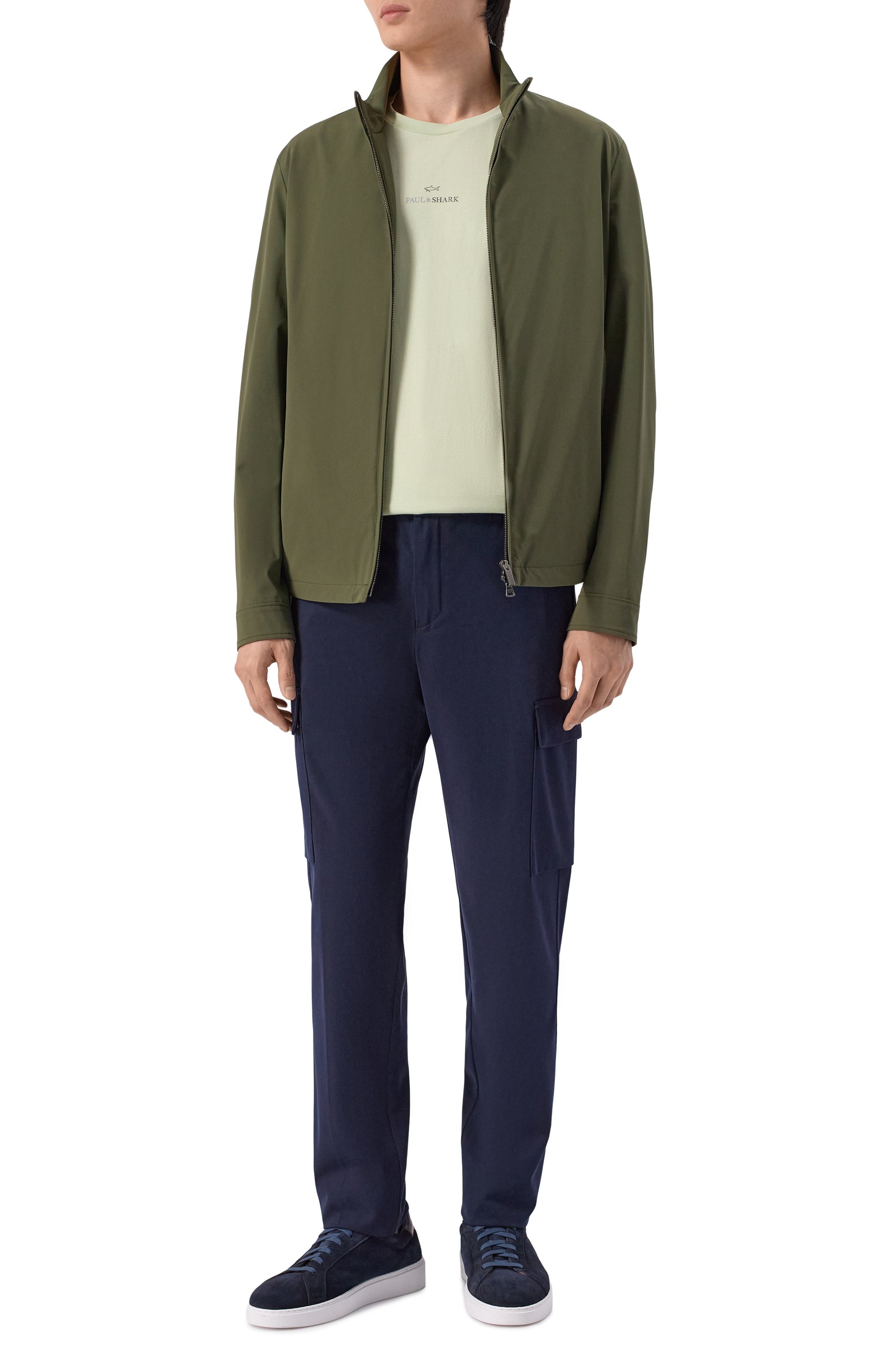 Хлопковая футболка PAUL&SHARK, арт. 26411040_001, фото 2