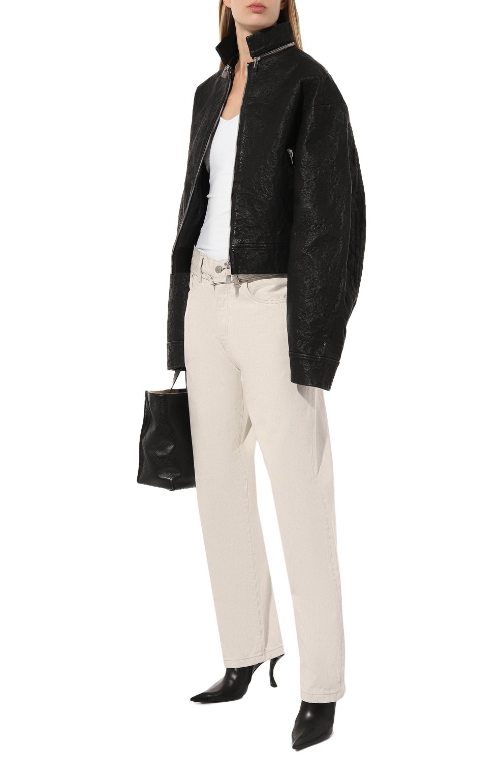 Джинсы ACNE STUDIOS кремового цвета по цене 41250 руб., арт. ACNE STUDI0S 1991 T0J P0LARBUR, фото 2 Джинсы ACNE STUDIOS, арт. ACNE STUDI0S 1991 T0J P0LARBUR, фото 2