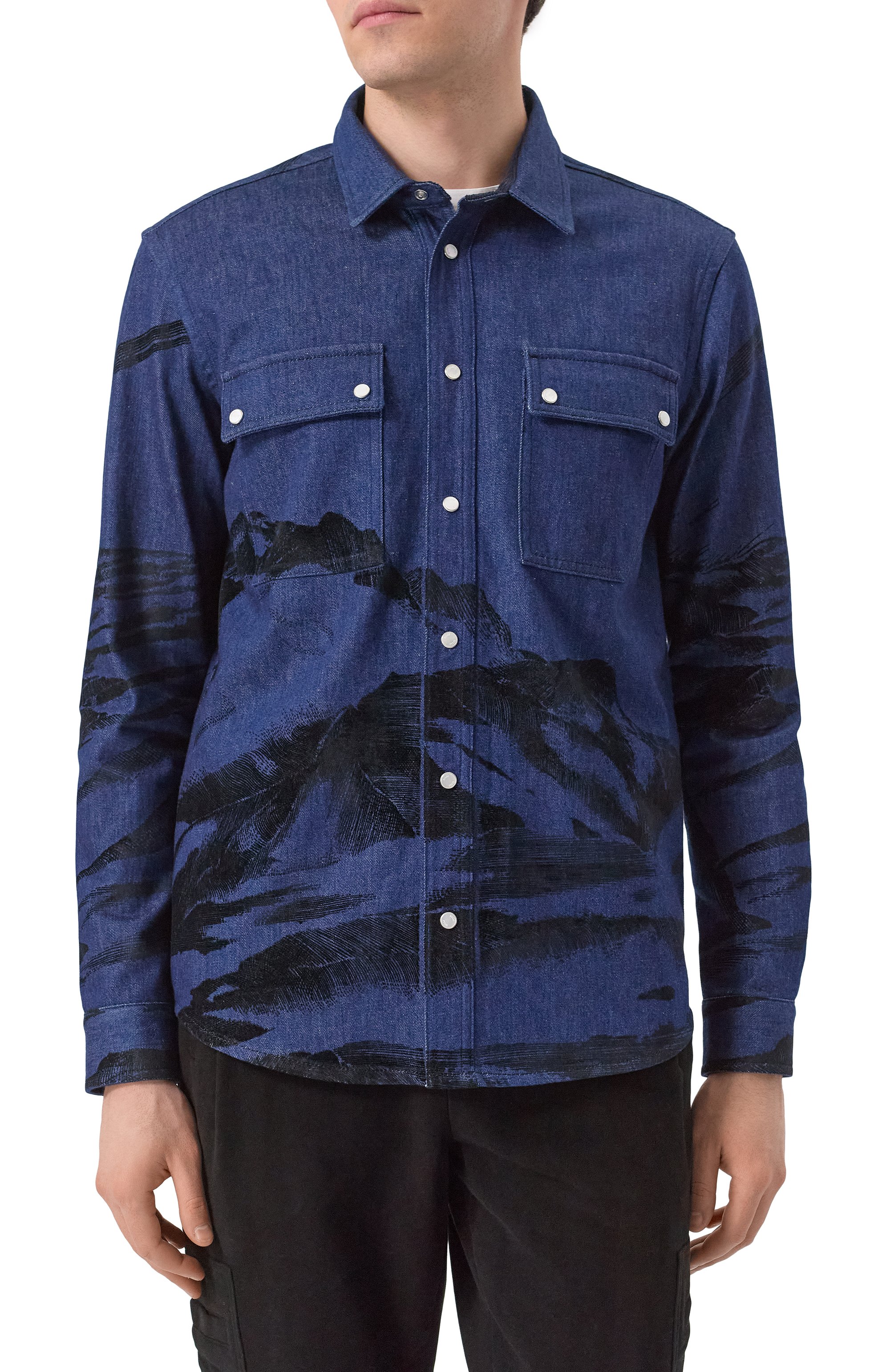 Джинсовая рубашка ZILLI, арт. JPS003M010010001M, фото 3