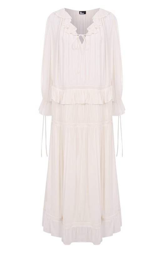 Платье из вискозы The Kooples FR0B30030K Белый FR0B30030K