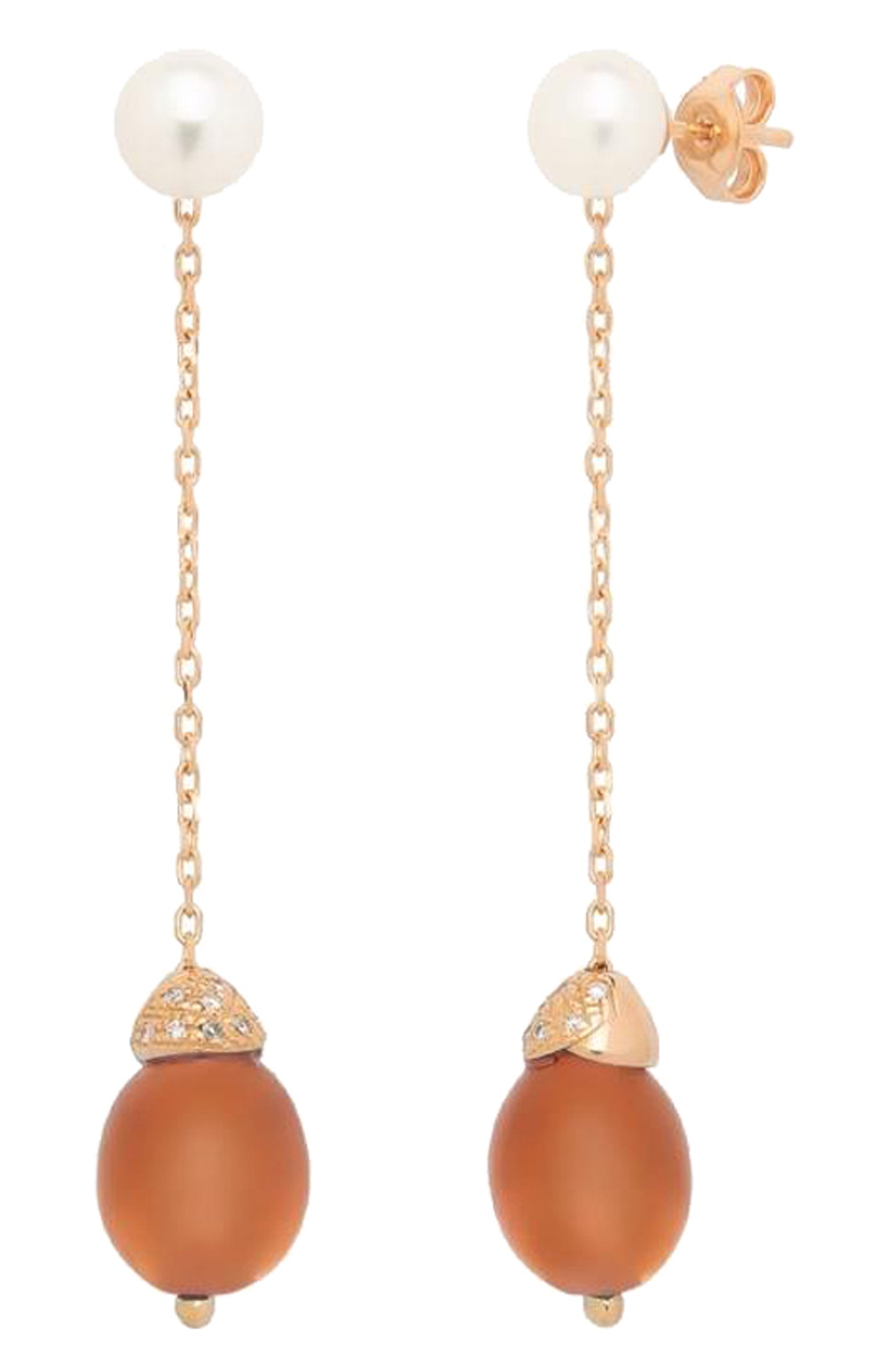 Серьги MIMI бесцветного цвета по цене 156000 руб., арт. O22BAKCR10-6, фото 2 Серьги MIMI, арт. O22BAKCR10-6, фото 2