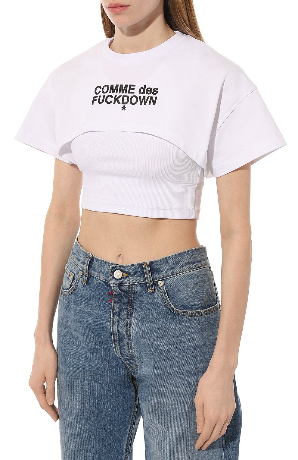 Хлопковая футболка COMME DES FUCKDOWN, арт. CDFD2191, фото 3