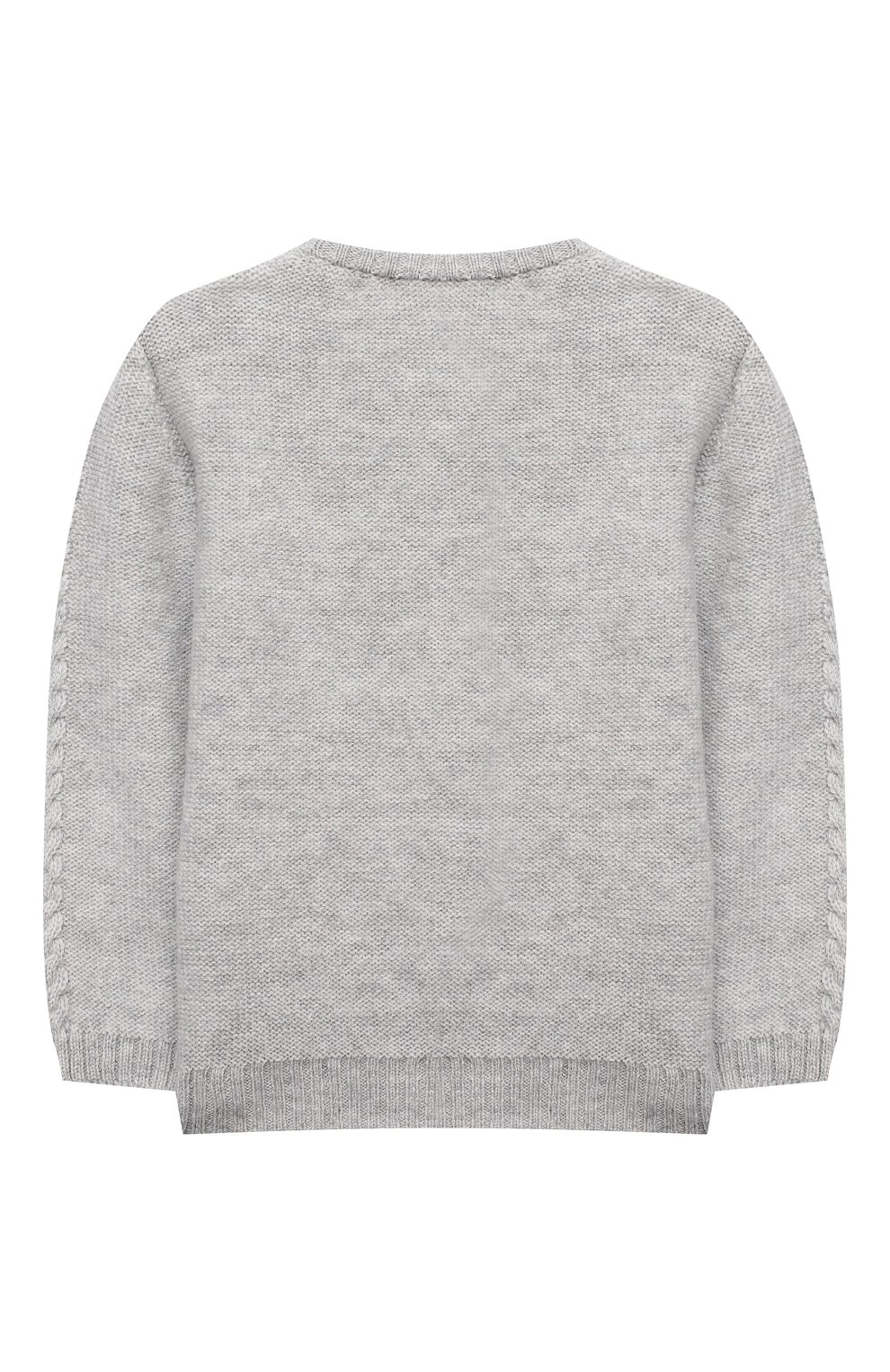 Комплект из пуловера и брюк BABY T серого цвета по цене 12400 руб., арт. 20AI160C/18M-3A, фото 3 Комплект из пуловера и брюк BABY T, арт. 20AI160C/18M-3A, фото 3