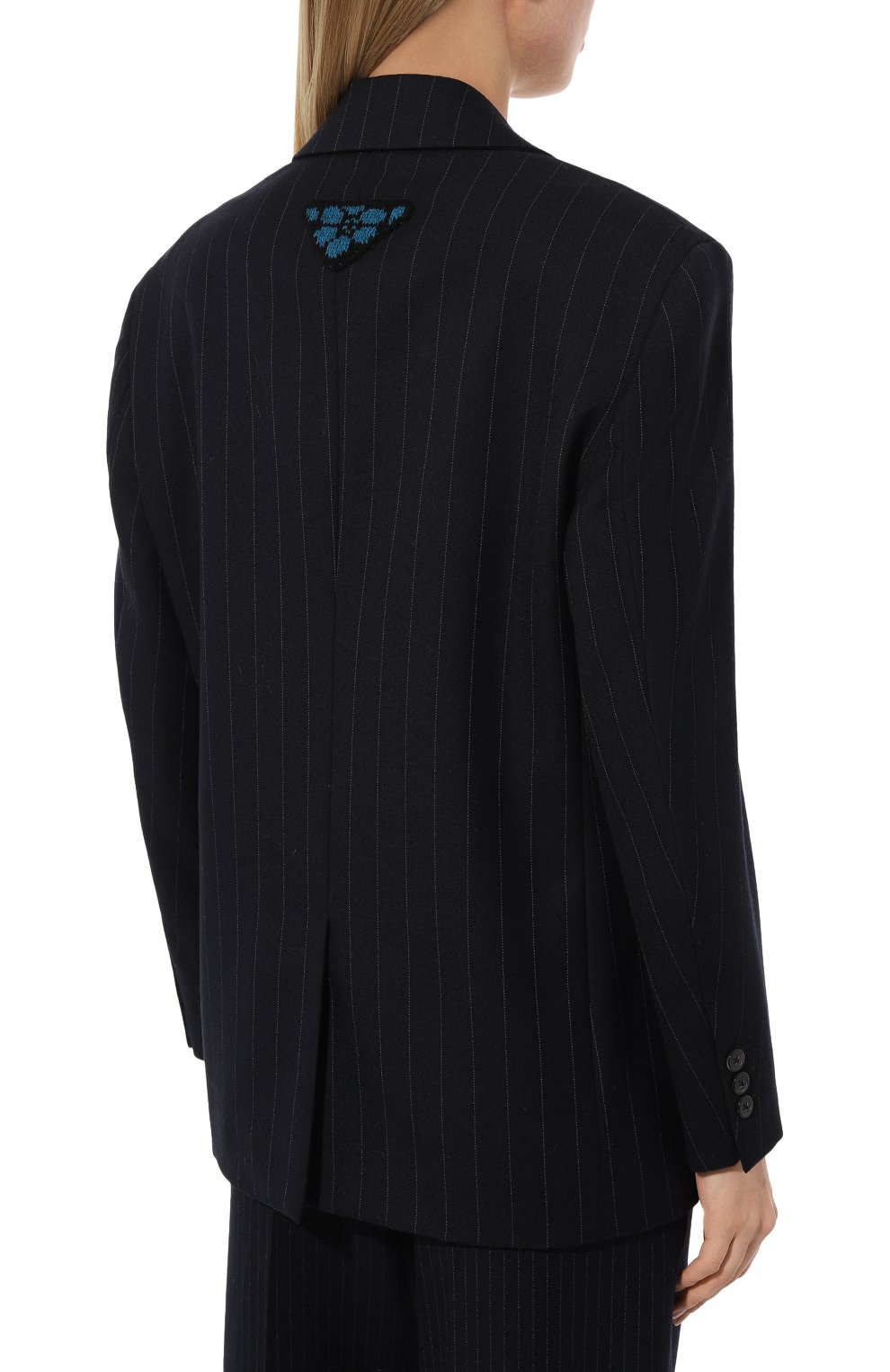 Шерстяной жакет PRADA, арт. P599L-1ZM5-F0008-212, фото 4