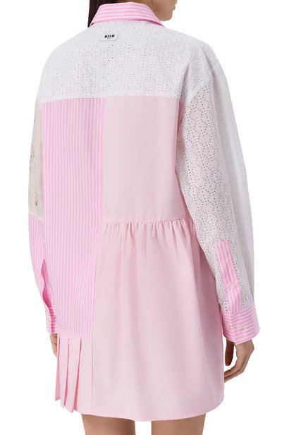 Хлопковое платье MSGM, арт. 4041MDA30Y/267157, фото 4