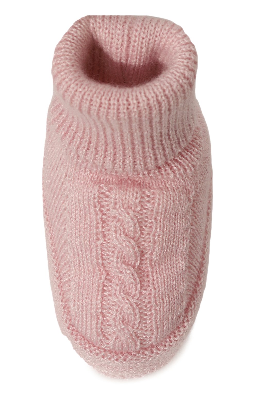 Пинетки из шелка и кашемира BABY T, арт. 24AIR893SA, фото 4