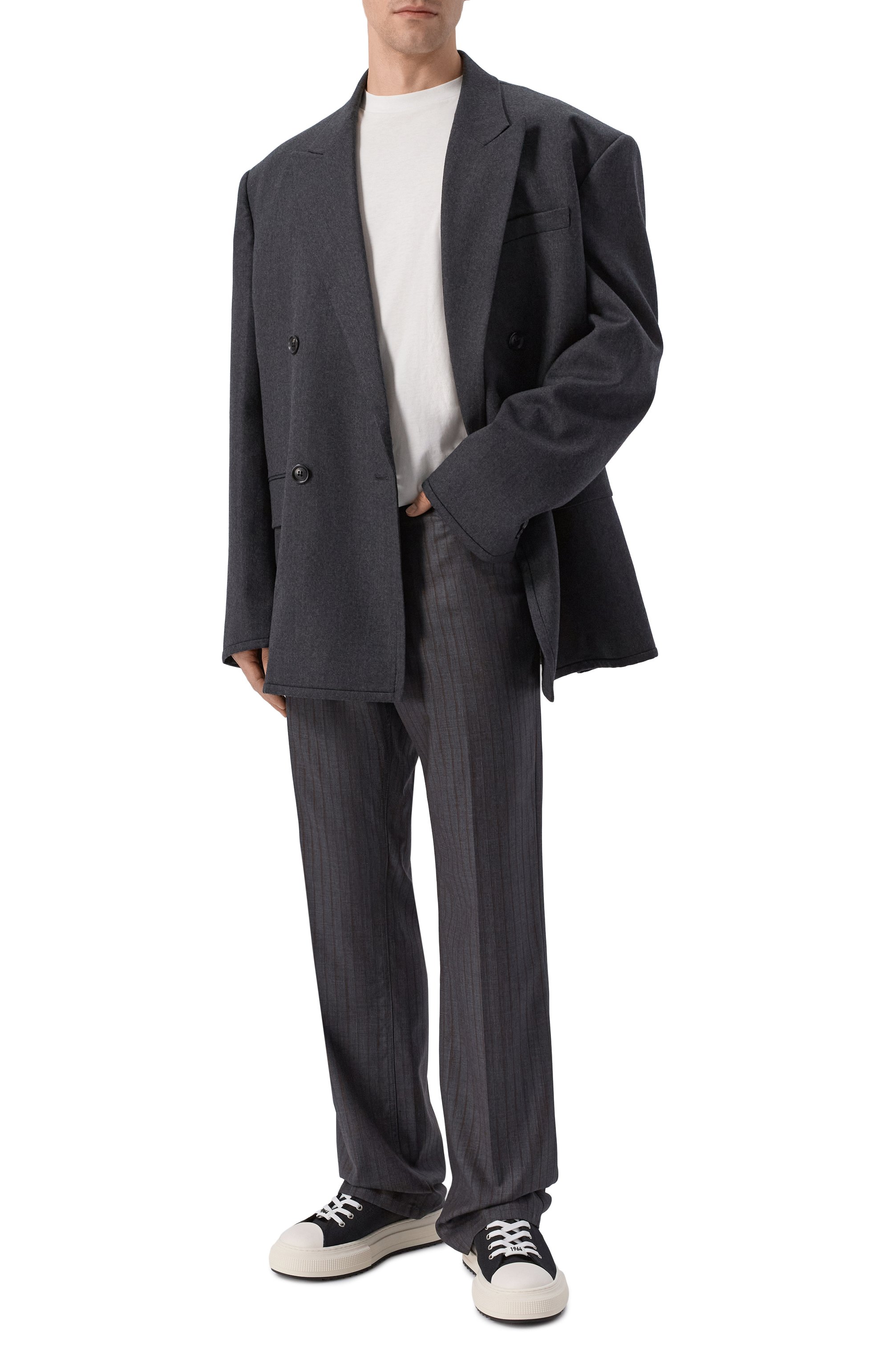 Шерстяные брюки BALENCIAGA, арт. 850705/TPT05, фото 2