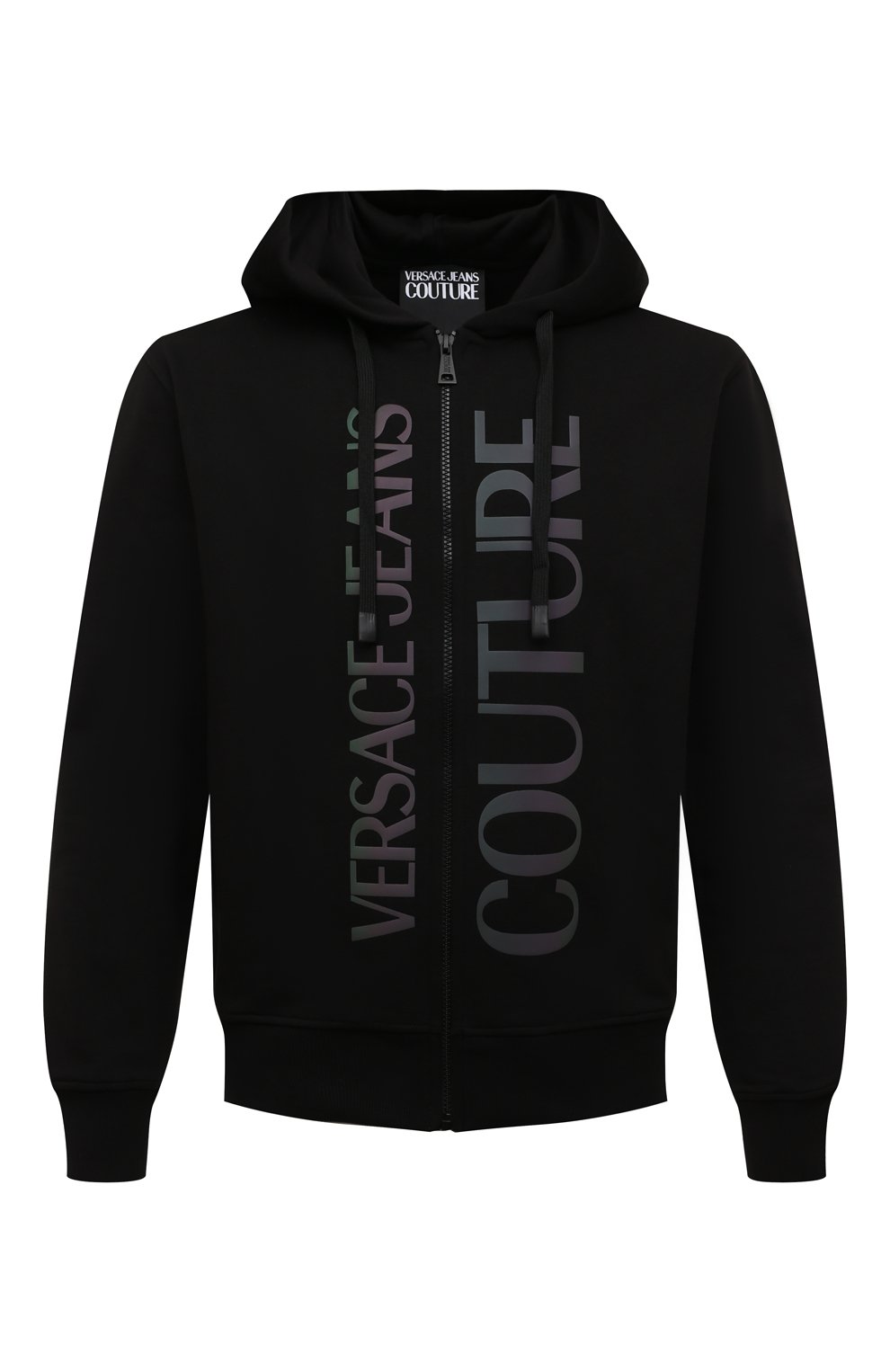 Хлопковая толстовка VERSACE JEANS COUTURE, арт. 73GAIT24-73UP301 R L0G0 PETR0L C0TT0N/CF00T, фото 1