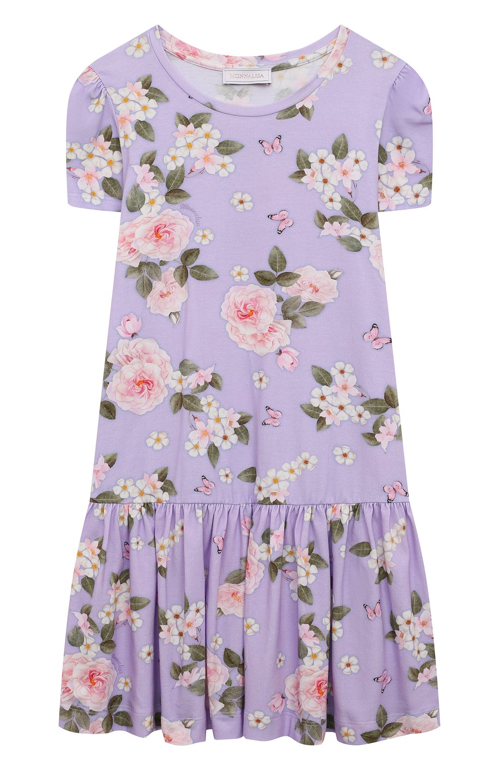 Хлопковое платье MONNALISA, арт. 11C922, фото 1