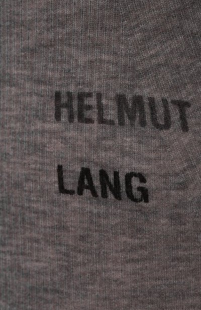 Шерстяной пуловер HELMUT LANG светло-серого цвета по цене 29750 руб., арт. L04HW714, фото 5 Шерстяной пуловер HELMUT LANG, арт. L04HW714, фото 5