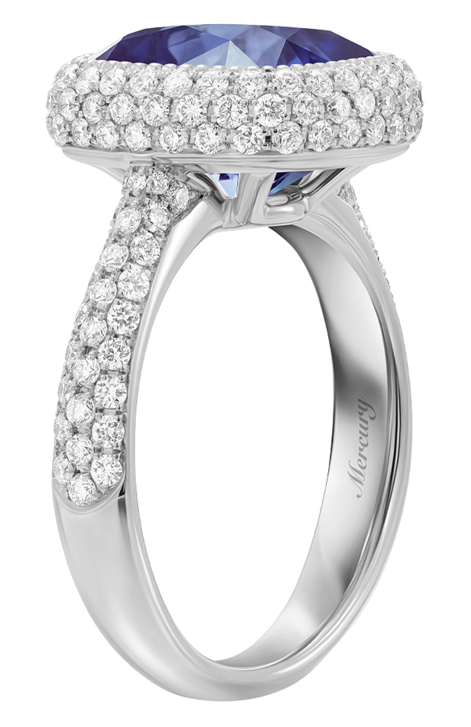 Кольцо MERCURY, арт. MR15245/WG/TANZ, фото 3