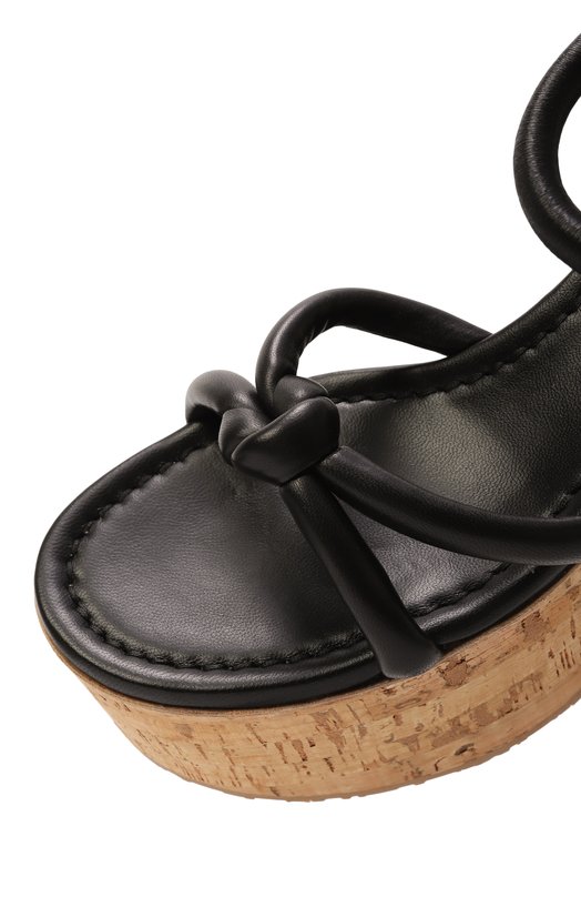Кожаные босоножки Juno Gianvito Rossi G32484.45SUG.NAPNER0 Чёрный  G32484.45SUG.NAPNER0 Фото 7