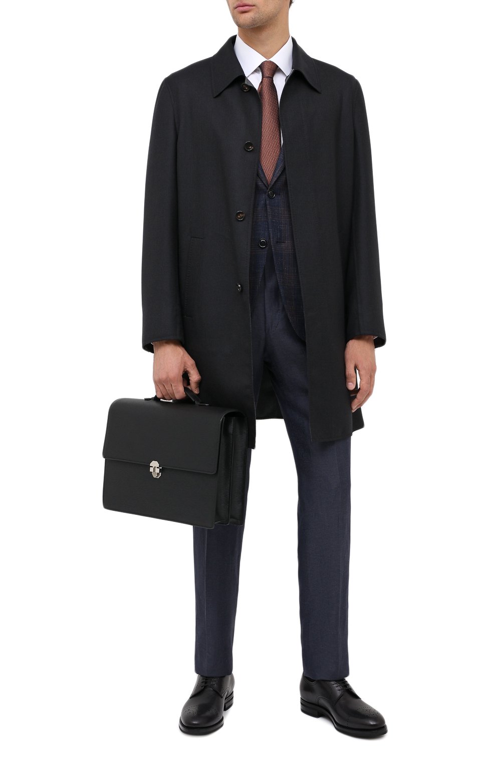 Кожаный портфель KITON, арт. UBNYSEN00815, фото 2